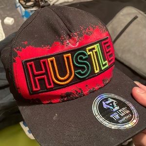 Top Level Hustle Hat Black